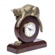 Часы "Кошка с мышкой", бронзовая